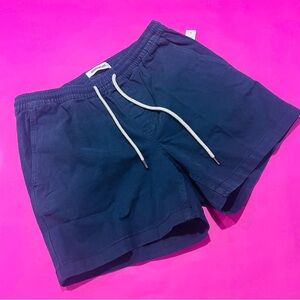 GOODTHREADS Drawstring Navy Blue Men’s Canvas Shorts Size Small / XL